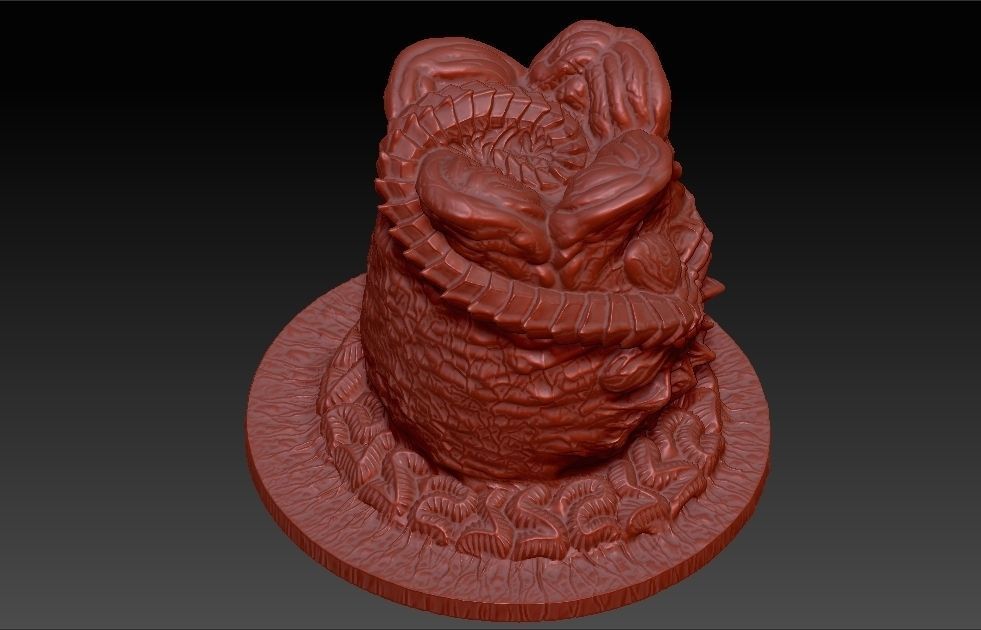 ALIEN EGG 3D print model_8