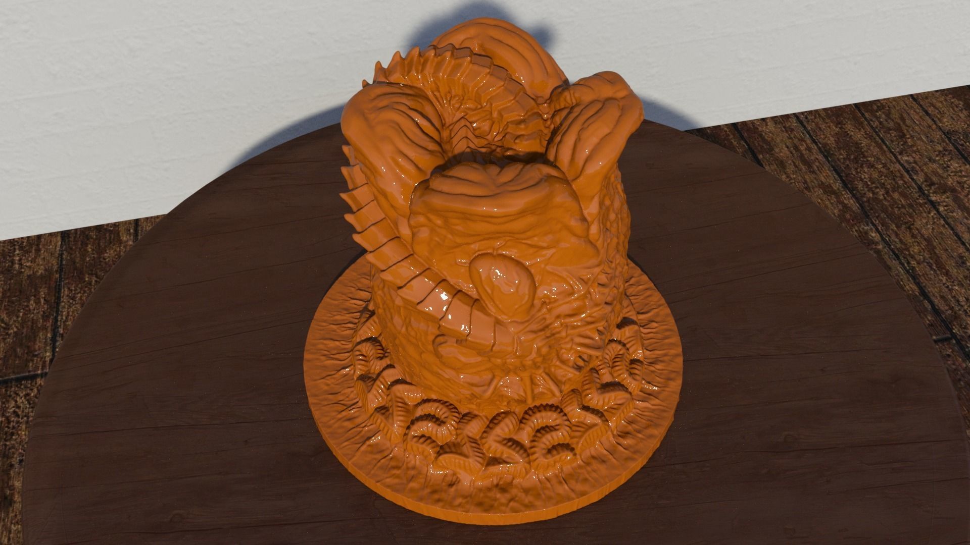 ALIEN EGG 3D print model_4