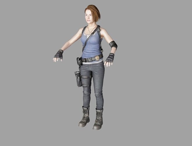 jill valentine 3D model