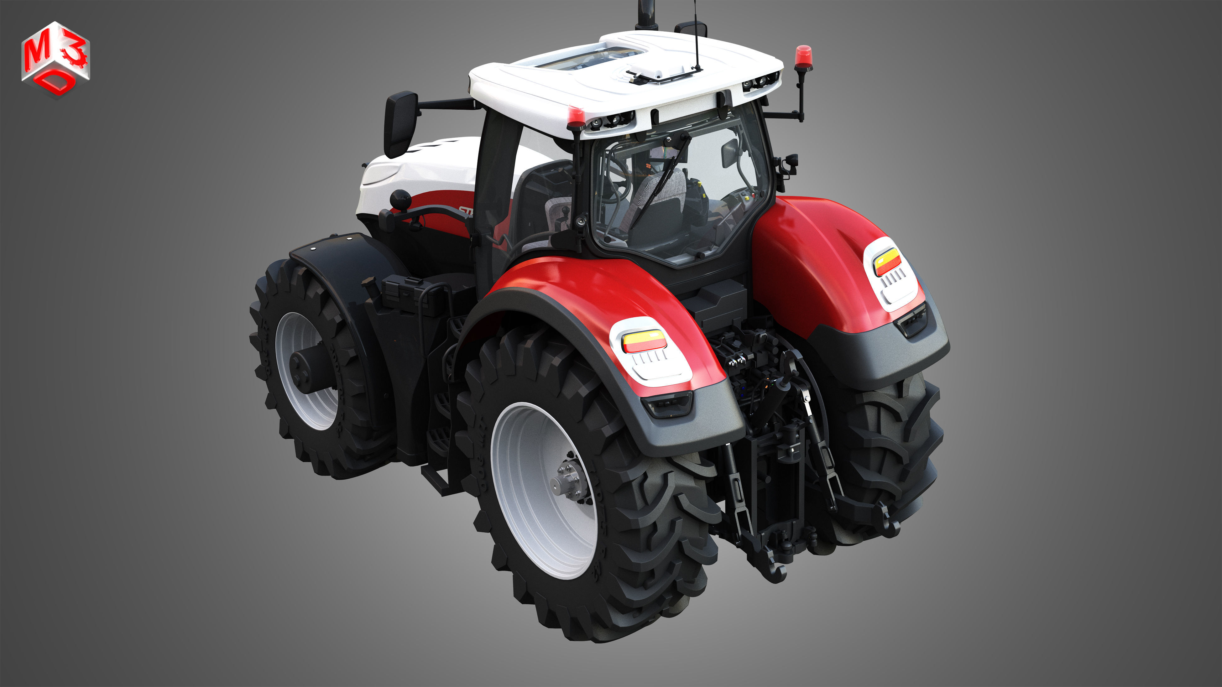 Terrus  CVT - 6300 Tractor 3D model_11