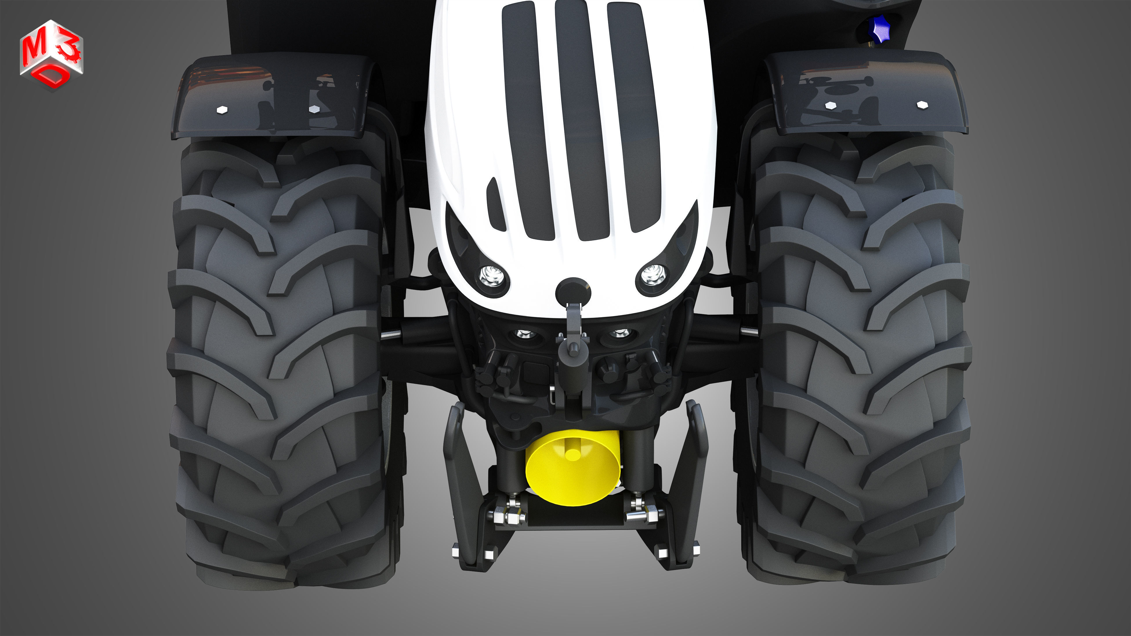 Terrus  CVT - 6300 Tractor 3D model_12