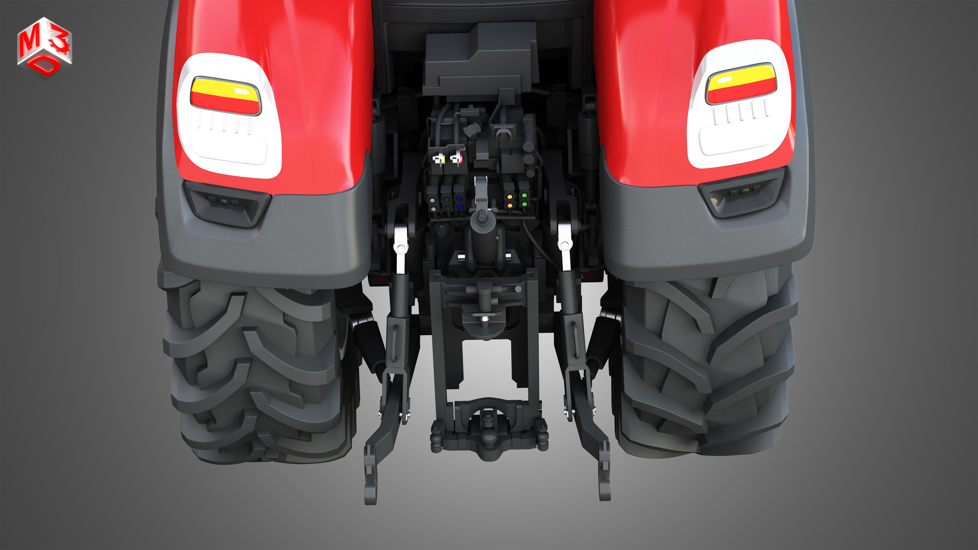 Terrus  CVT - 6300 Tractor 3D model_13