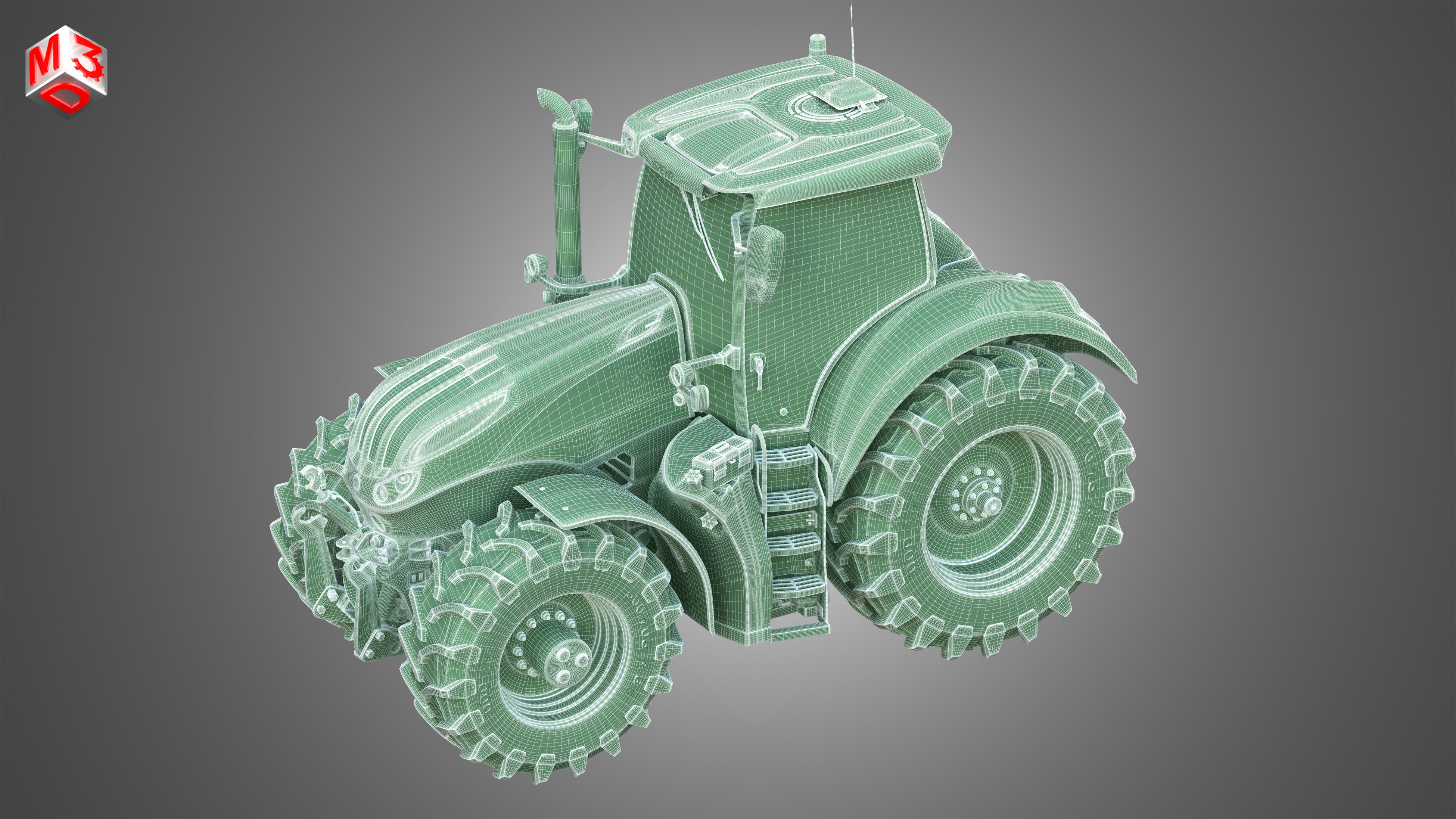 Terrus  CVT - 6300 Tractor 3D model_14