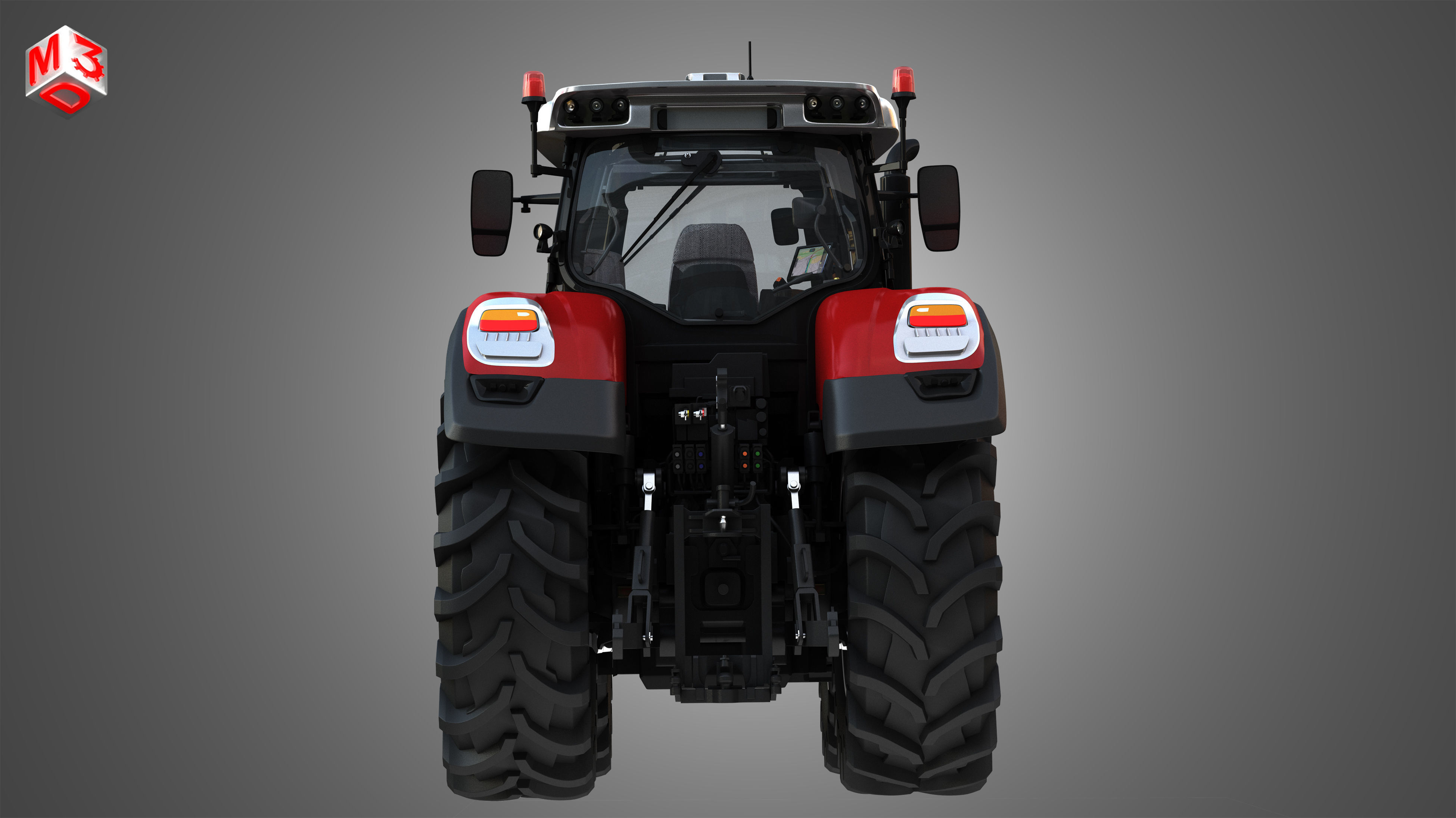 Terrus  CVT - 6300 Tractor 3D model_7