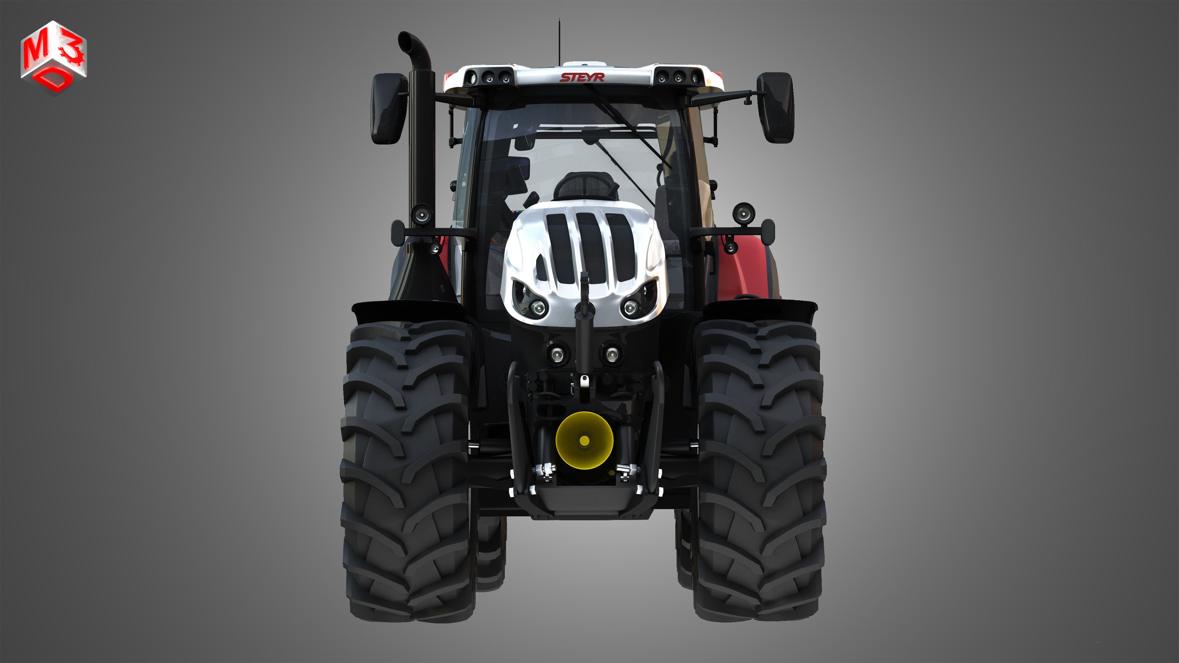 Terrus  CVT - 6300 Tractor 3D model_6