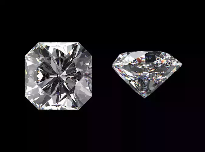 Radiant Cut Diamond - All Sizes