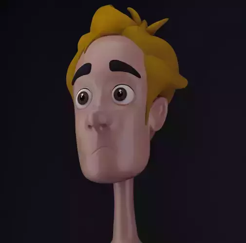 Eddy Bio Head High Poly Model