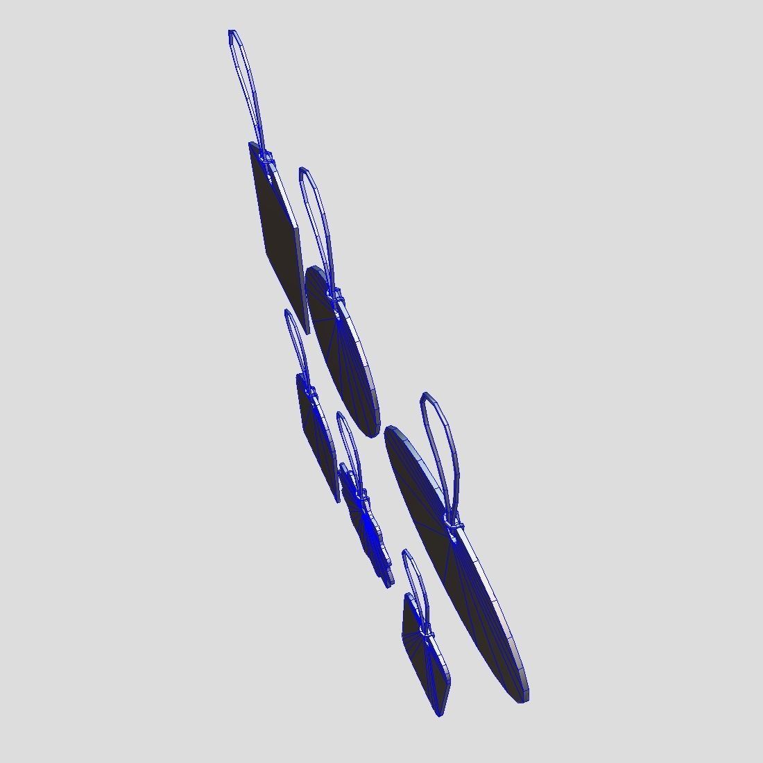 Price Tags Pack Low-poly 3D model_7