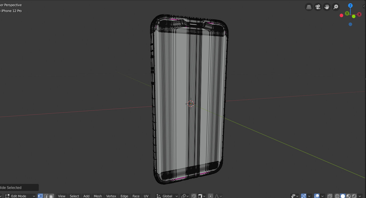 Concept of iPhone 12 All Models According to leaks 3D model_5