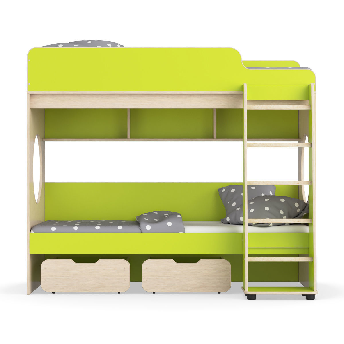 Legenda K07 with LP04 childrens modular bed 3D model_2