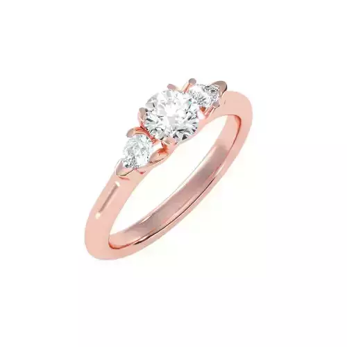 solitaire wedding engagement women ring 3dm render detail