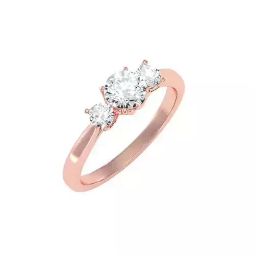 solitaire wedding engagement women ring 3dm render detail 3D print model