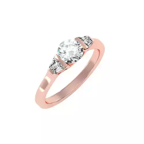 solitaire wedding engagement women ring 3dm render detail