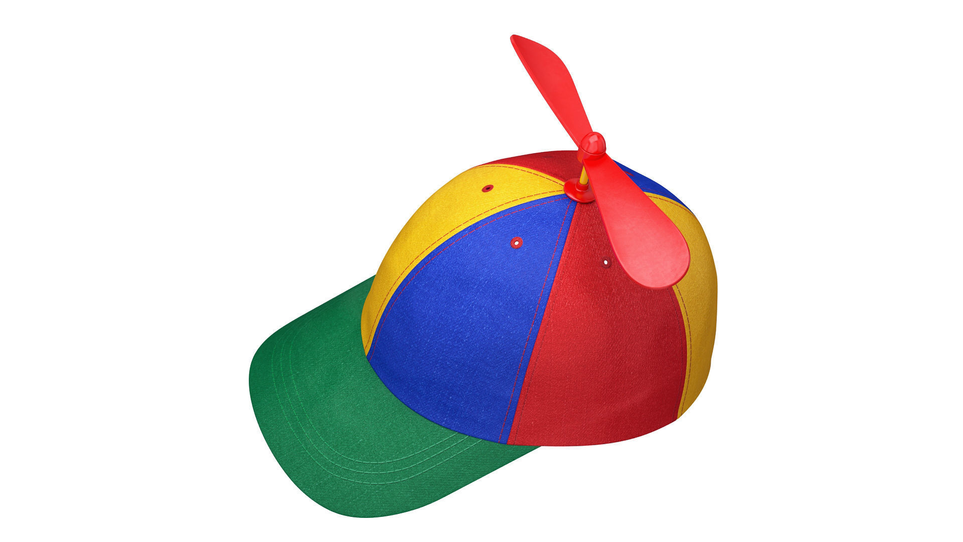 Propeller hat 3D model_5