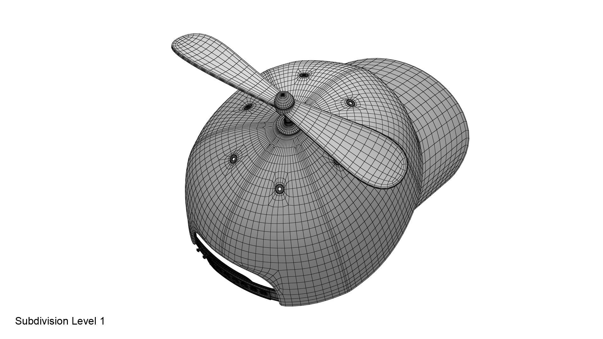 Propeller hat 3D model_31