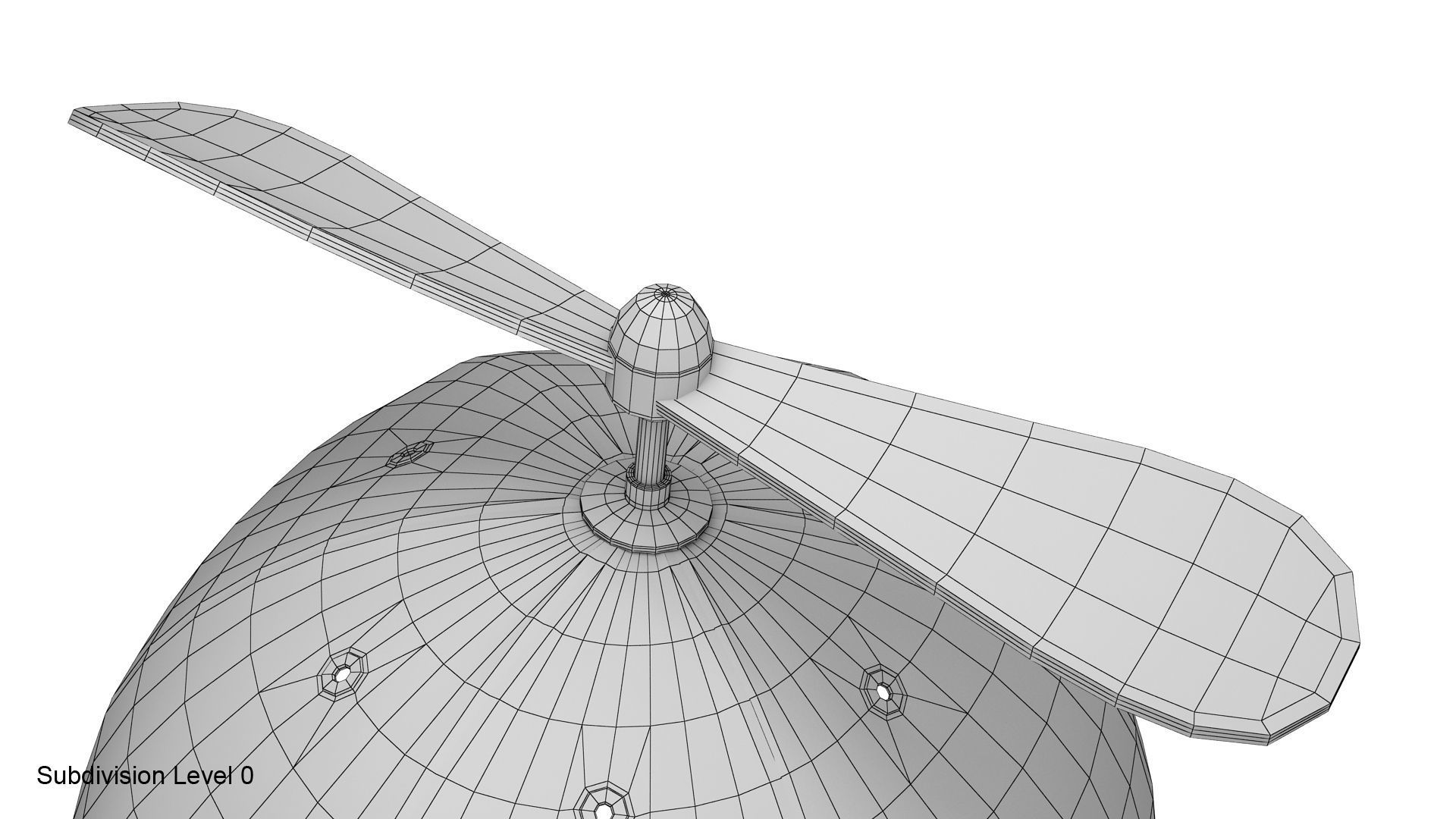 Propeller hat 3D model_23