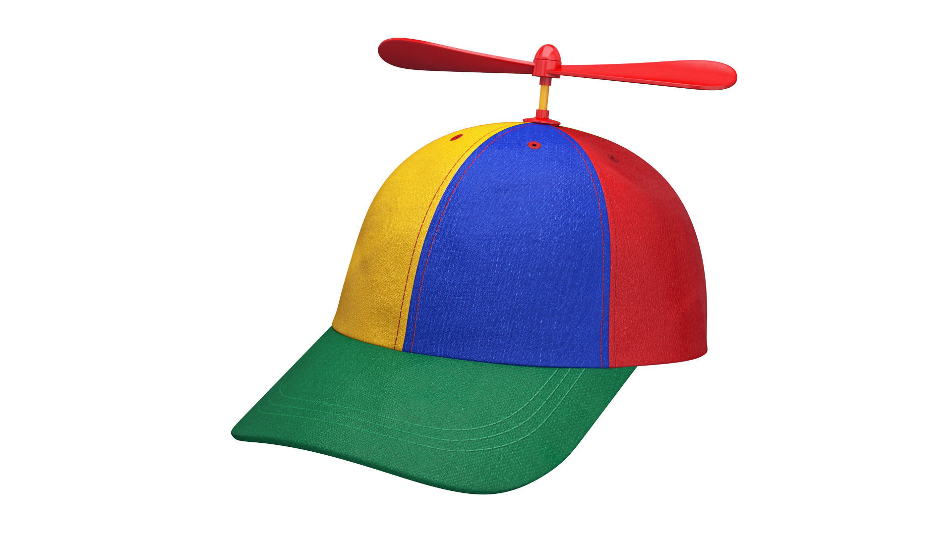 Propeller hat 3D model_2