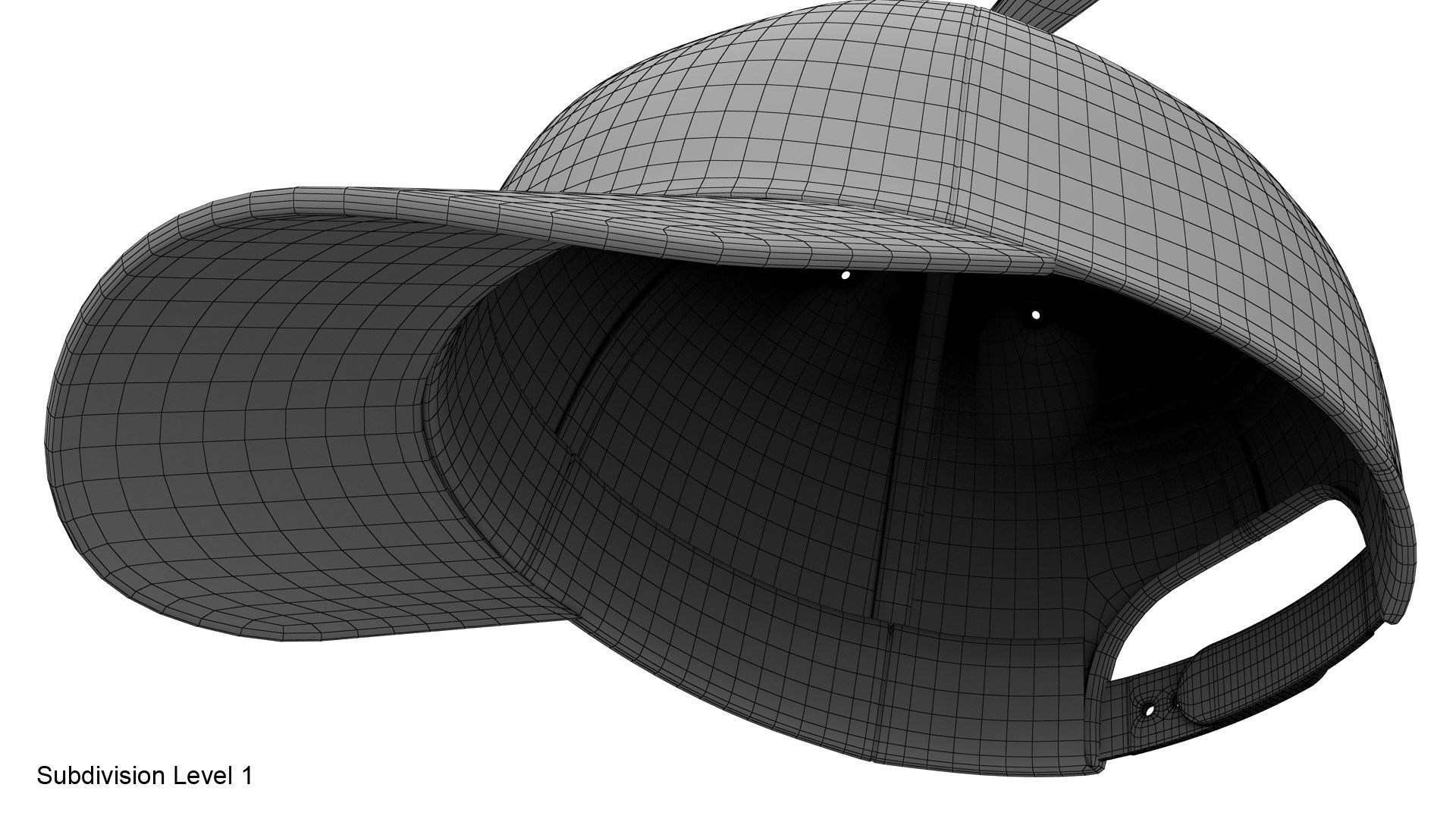 Propeller hat 3D model_38