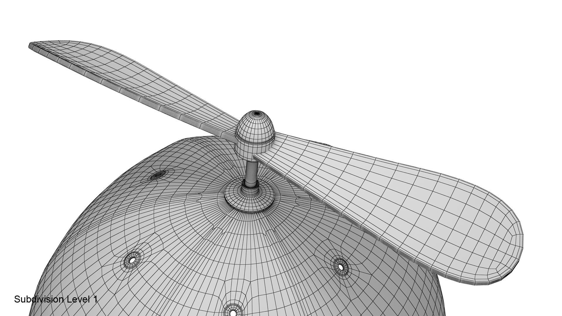 Propeller hat 3D model_35