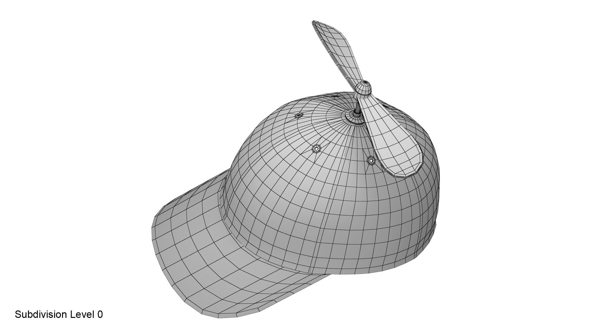 Propeller hat 3D model_18