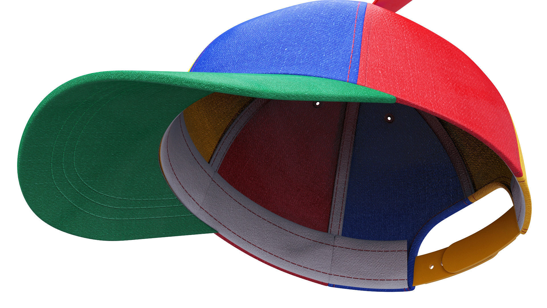 Propeller hat 3D model_13