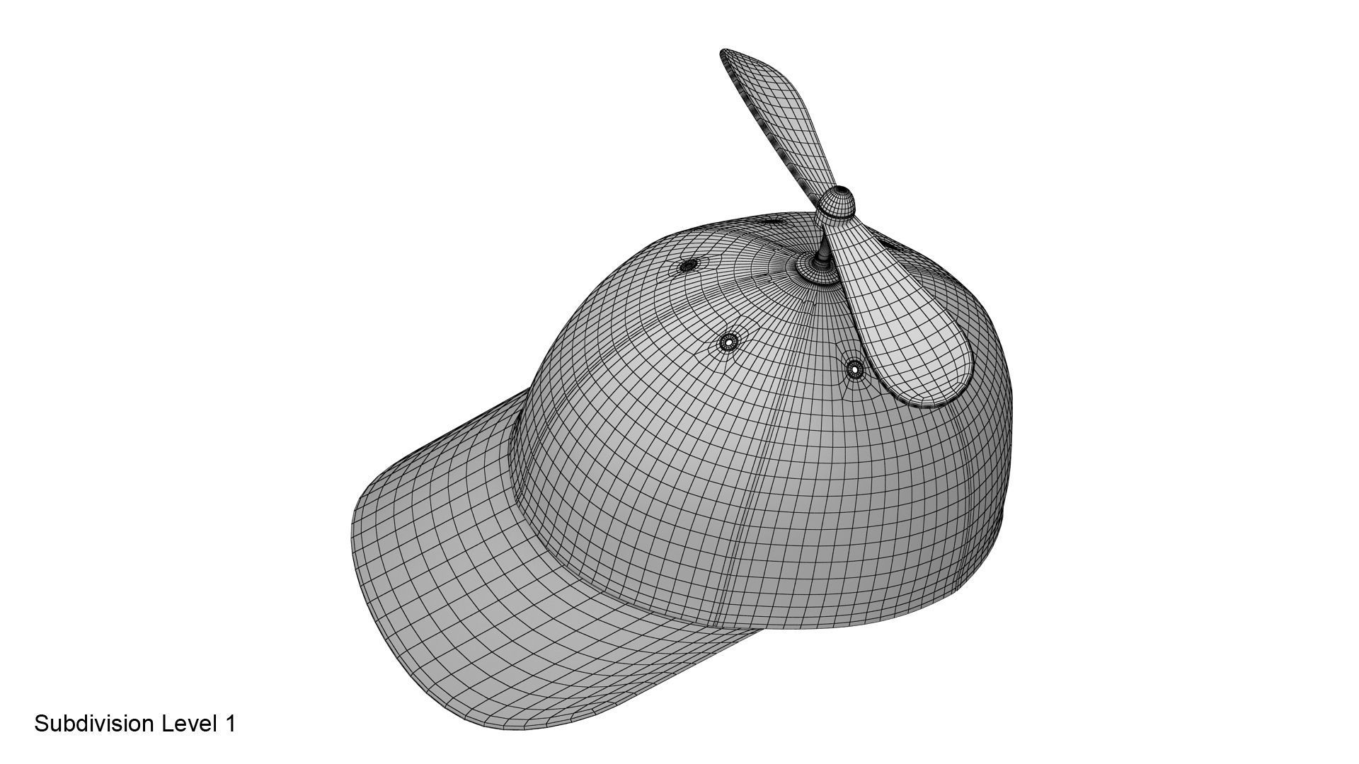 Propeller hat 3D model_30