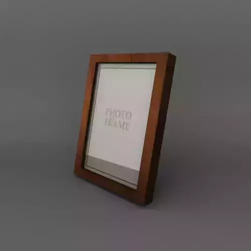 High Quality Low Poly Simple Photo Frame Low-poly 3D model