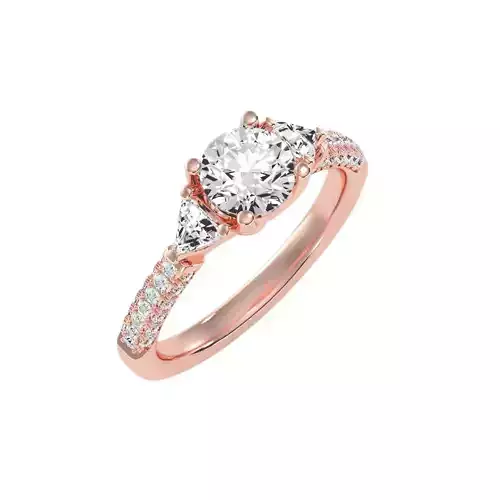 solitaire wedding engagement women ring 3dm render detail