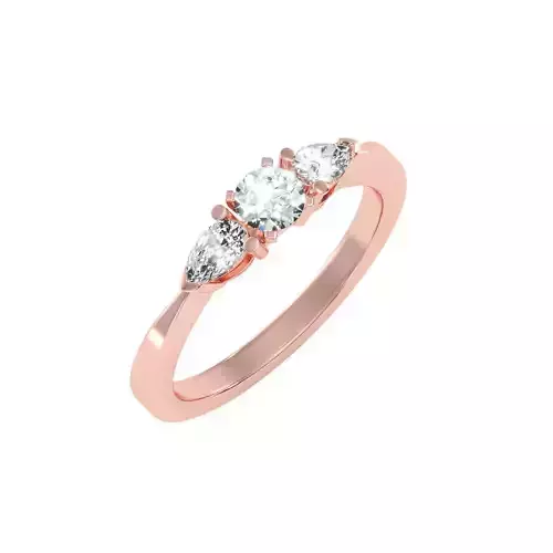 solitaire wedding engagement women ring 3dm render detail