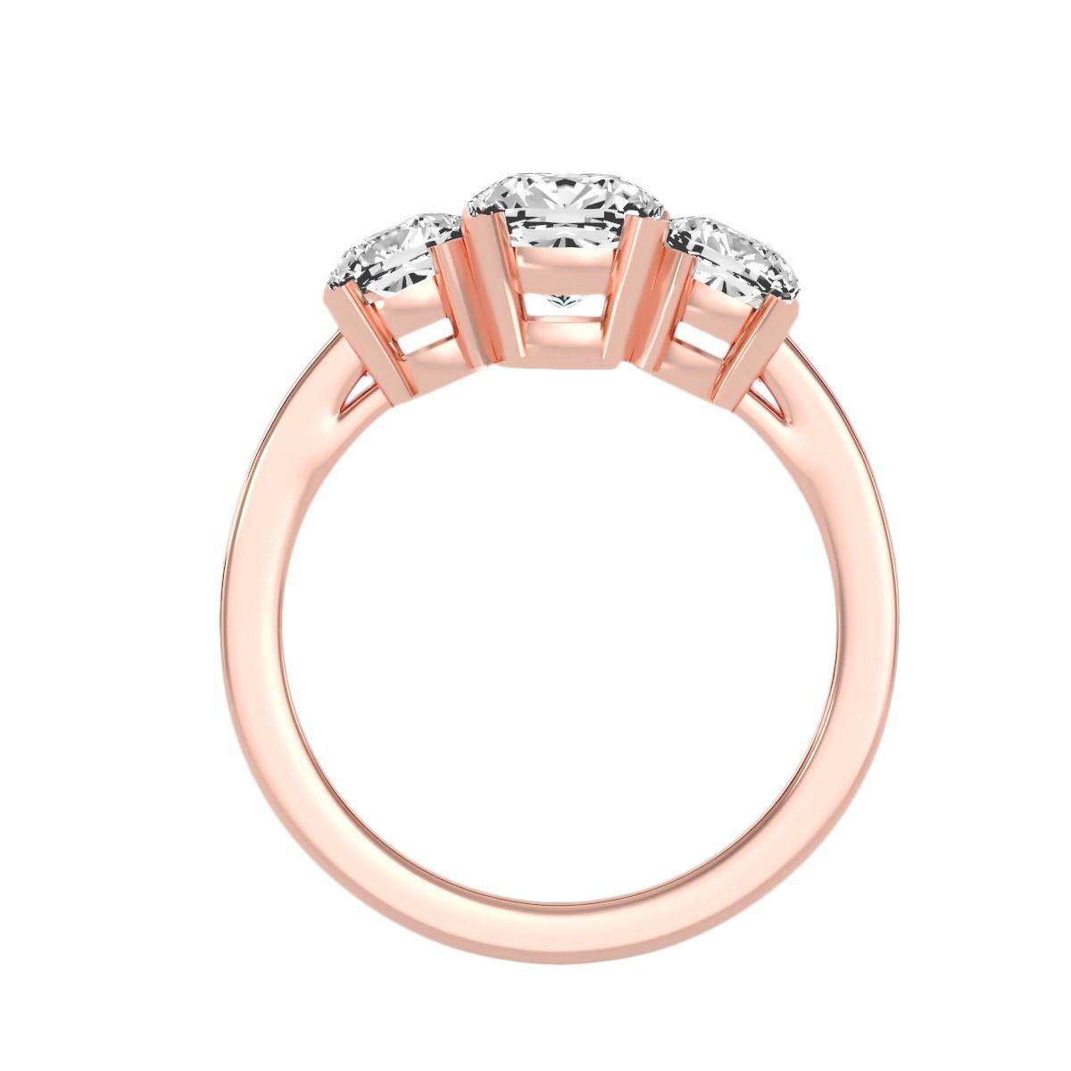 solitaire wedding engagement women ring 3dm render detail 3D print model_3