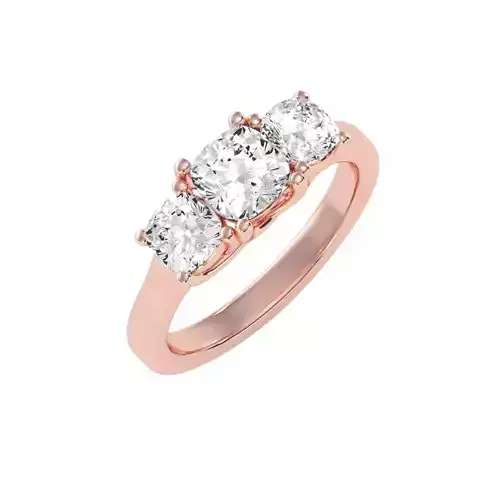 solitaire wedding engagement women ring 3dm render detail 3D print model