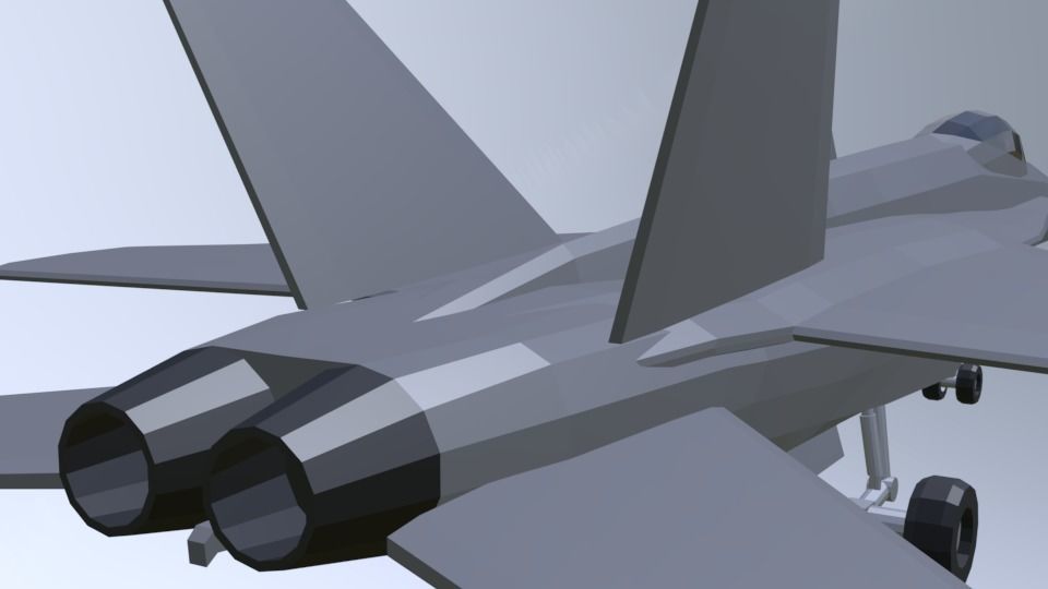 USS CVN 78 GERALD FORD Low-poly 3D model_52