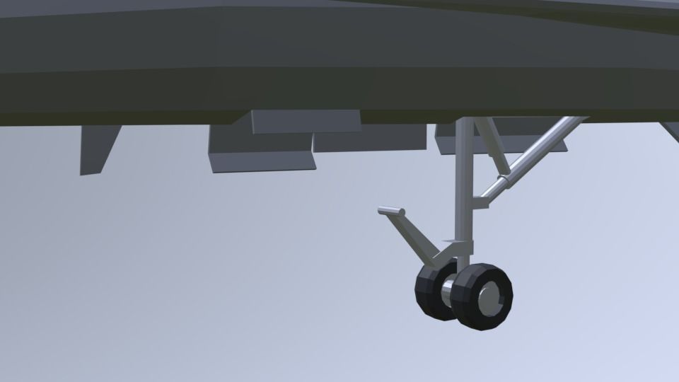 USS CVN 78 GERALD FORD Low-poly 3D model_50