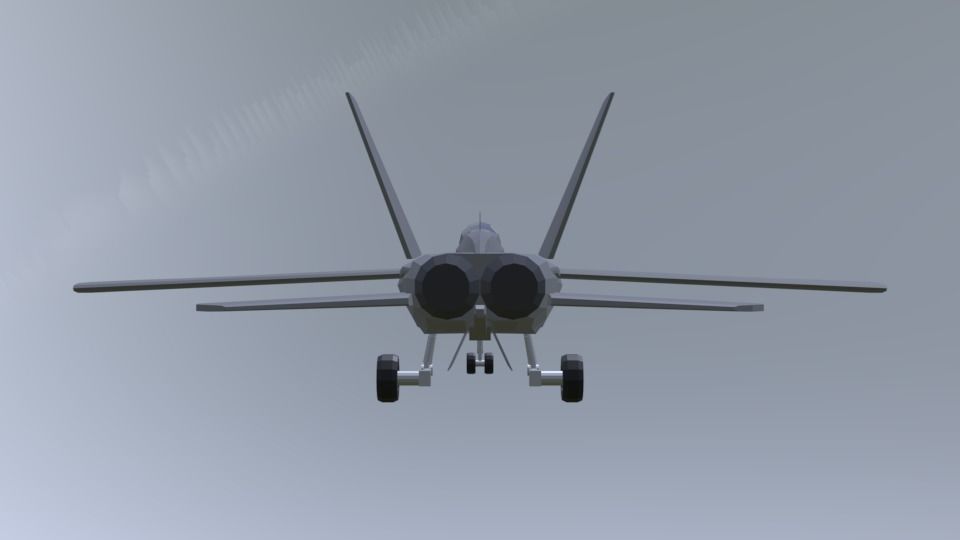 USS CVN 78 GERALD FORD Low-poly 3D model_45