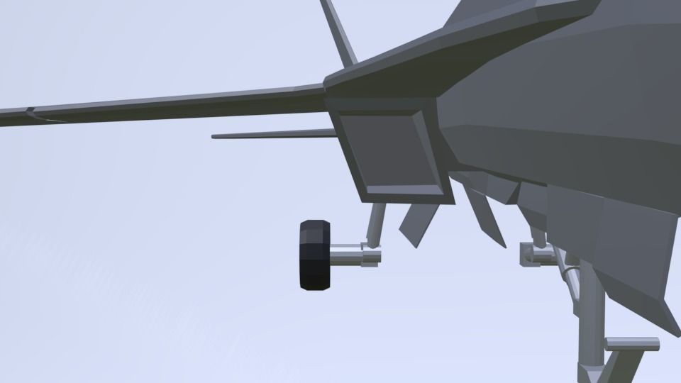 USS CVN 78 GERALD FORD Low-poly 3D model_53