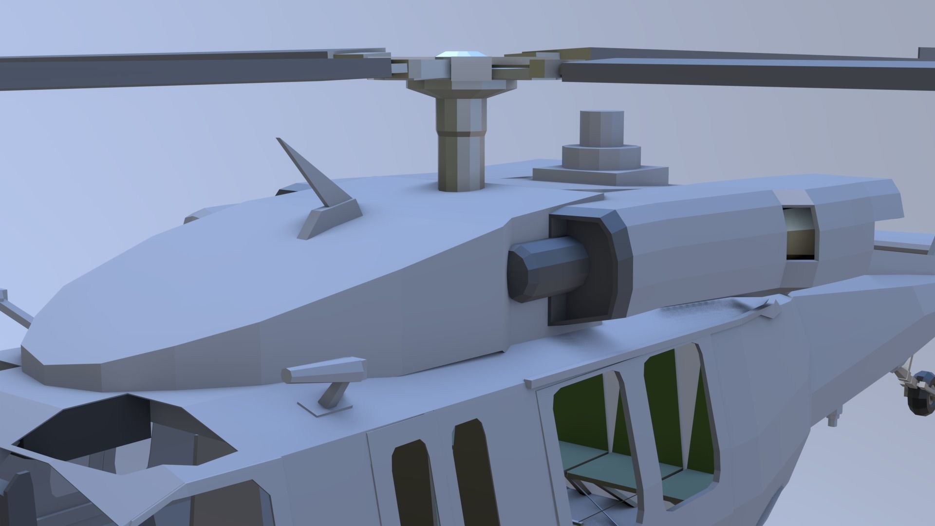 USS CVN 78 GERALD FORD Low-poly 3D model_41