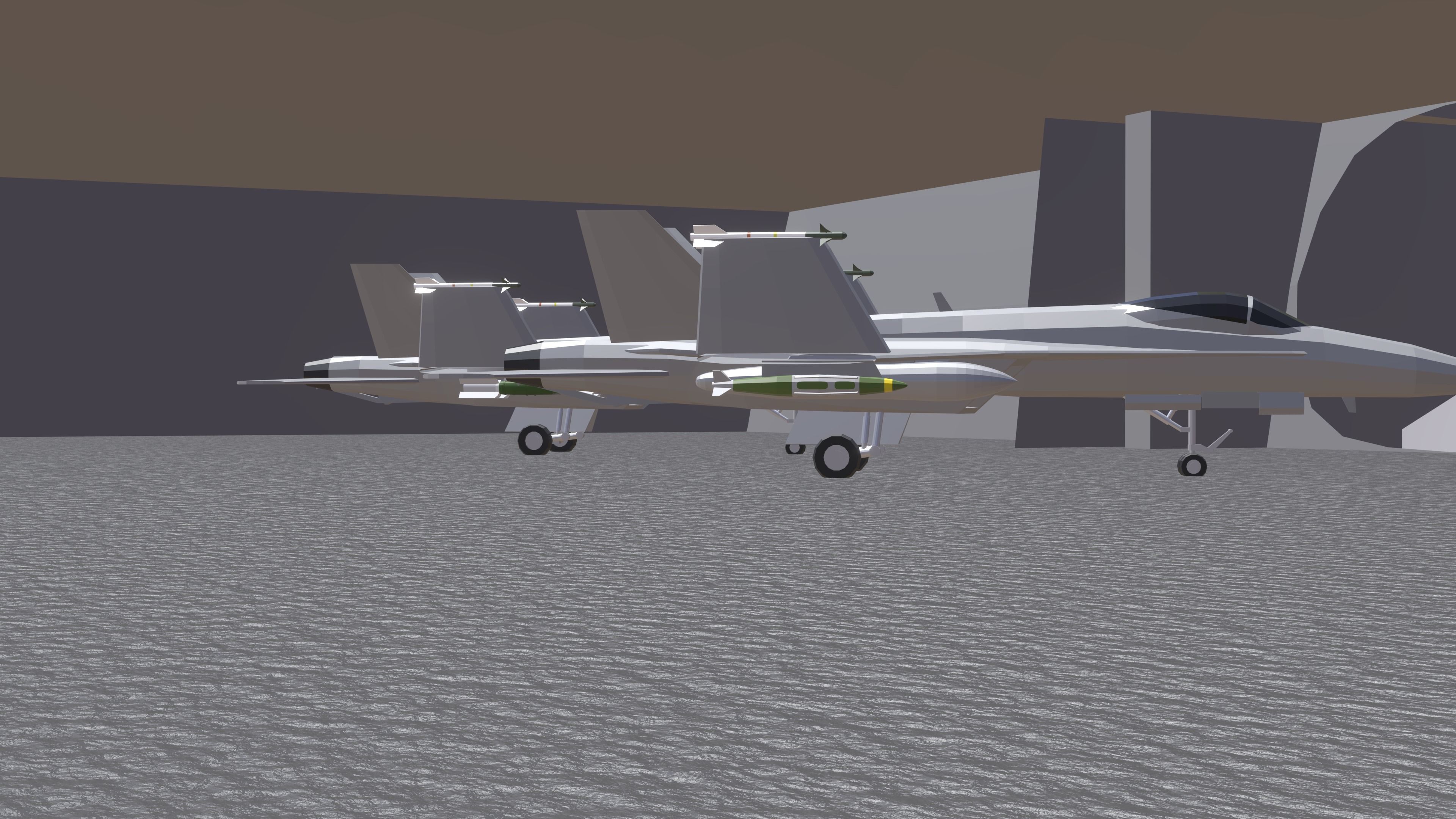 USS CVN 78 GERALD FORD Low-poly 3D model_21