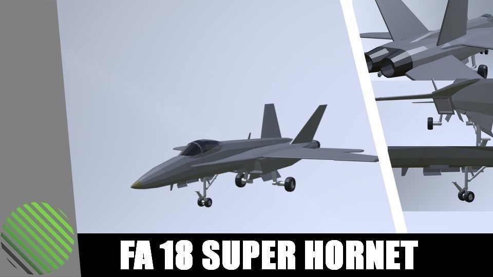 USS CVN 78 GERALD FORD Low-poly 3D model_43