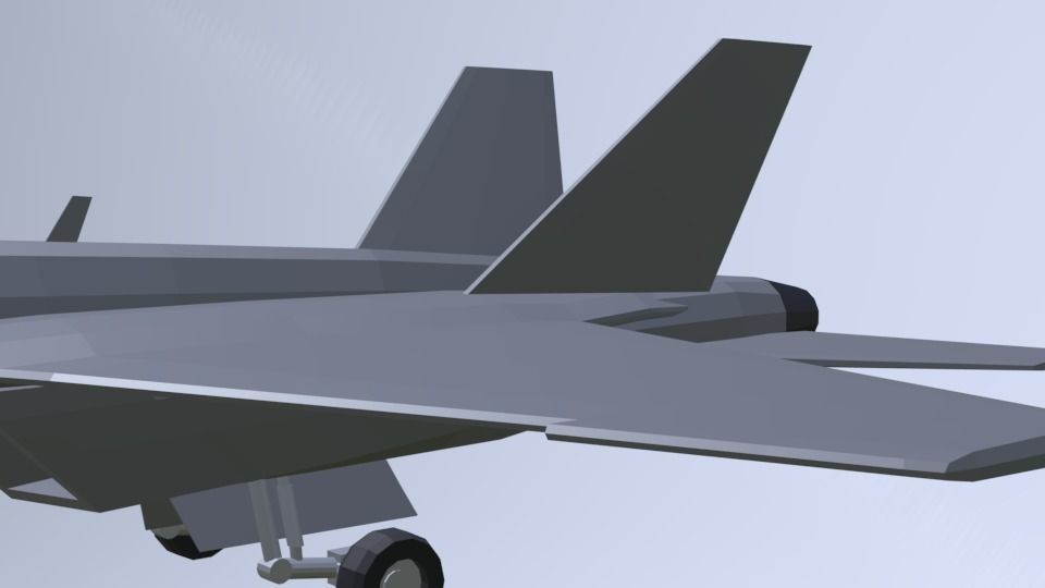 USS CVN 78 GERALD FORD Low-poly 3D model_54