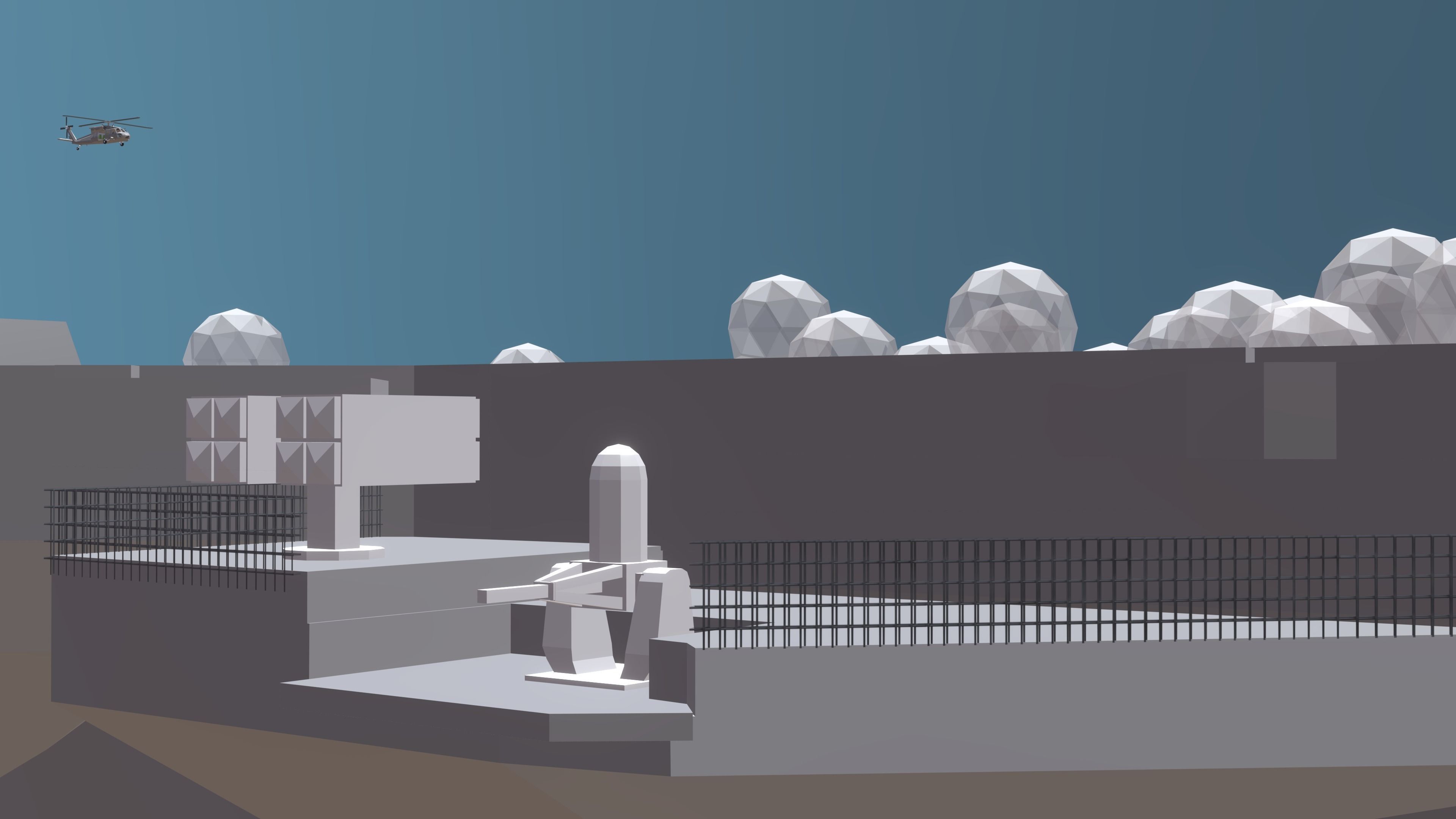 USS CVN 78 GERALD FORD Low-poly 3D model_11