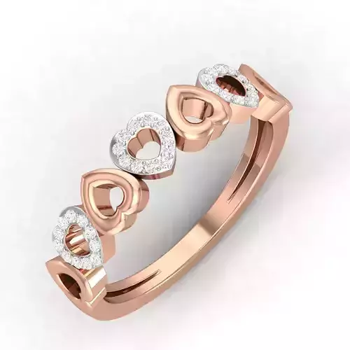 solitaire wedding engagement women ring 3dm render detail