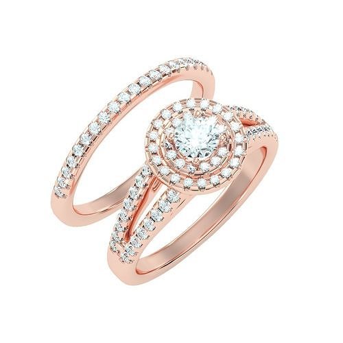 solitaire wedding engagement women ring 3dm render detail 3D print model