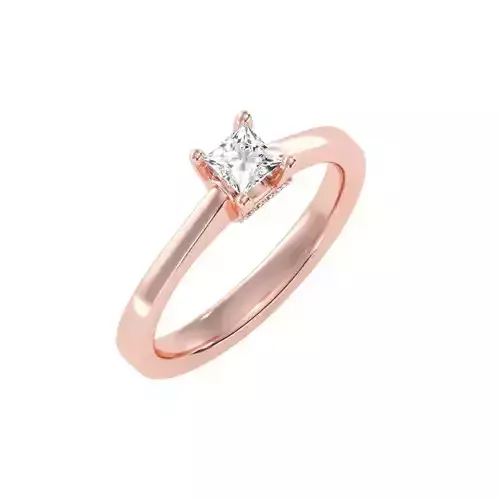 solitaire wedding engagement women ring 3dm render detail