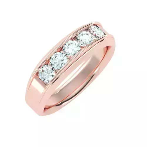 solitaire wedding engagement men ring 3dm render detail 3D print model