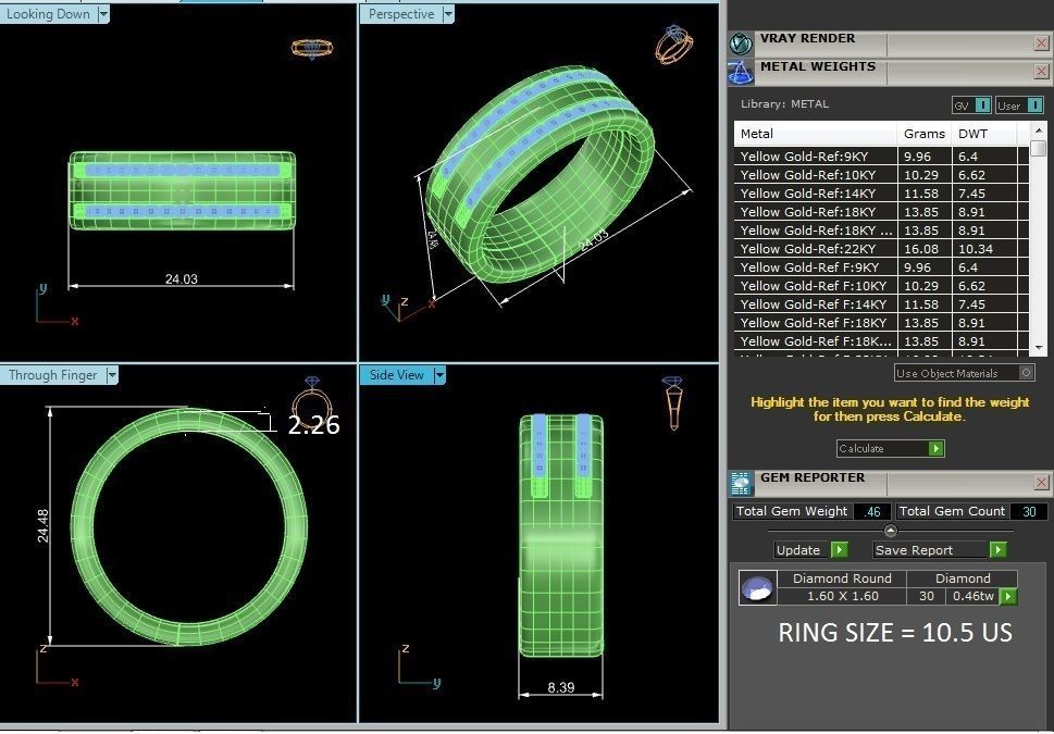solitaire wedding engagement men ring 3dm render detail 3D print model_16