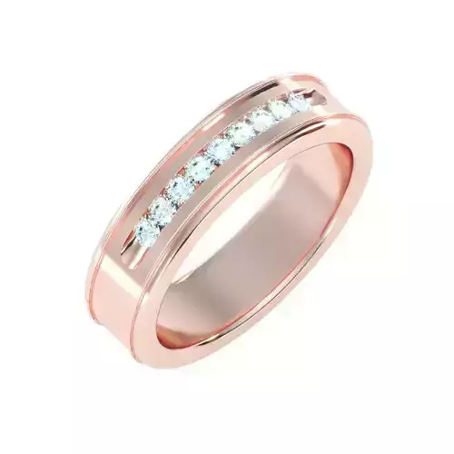solitaire wedding engagement men ring 3dm render detail 3D print model