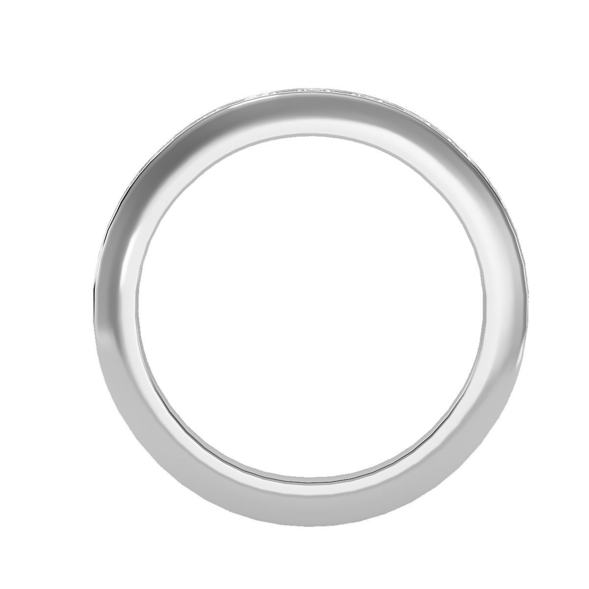 solitaire wedding engagement men ring 3dm render detail 3D print model_8