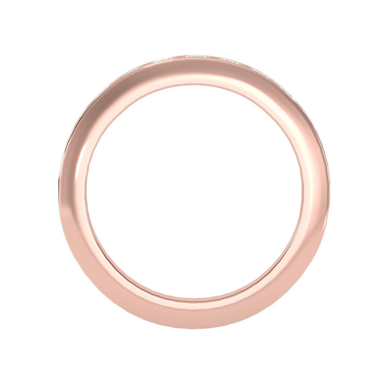 solitaire wedding engagement men ring 3dm render detail 3D print model_2