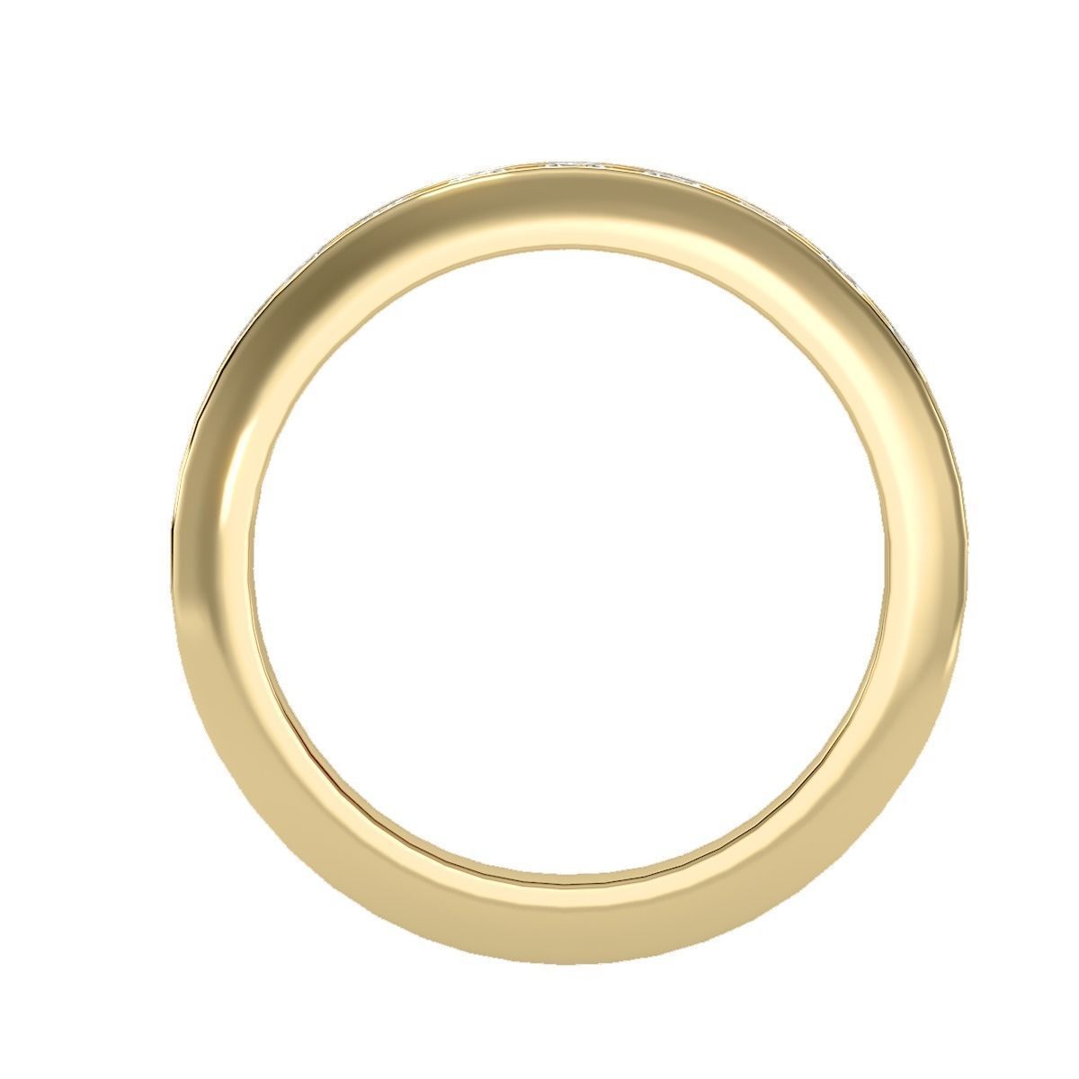 solitaire wedding engagement men ring 3dm render detail 3D print model_12