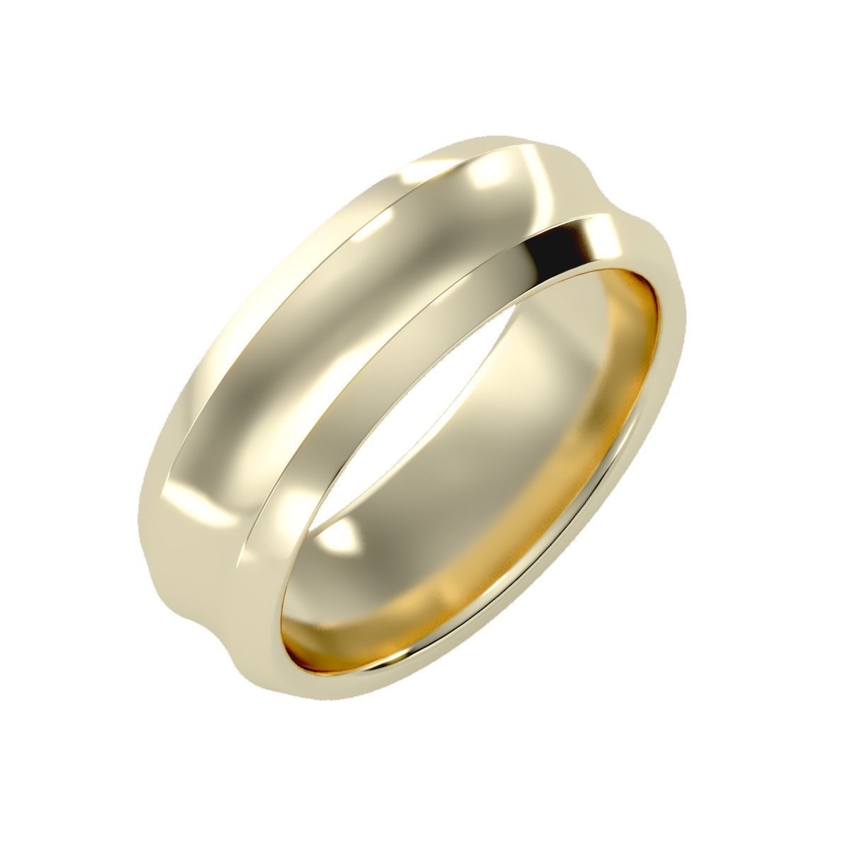 solitaire wedding engagement men ring 3dm render detail 3D print model_13